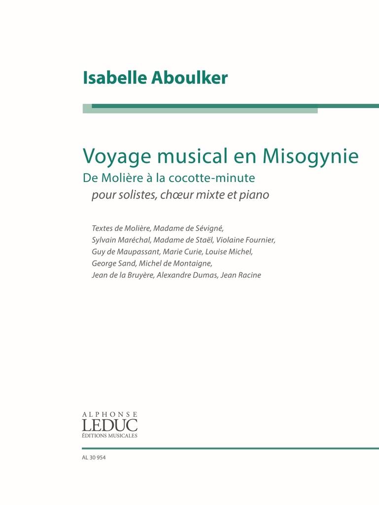 Voyage musical en Misogynie